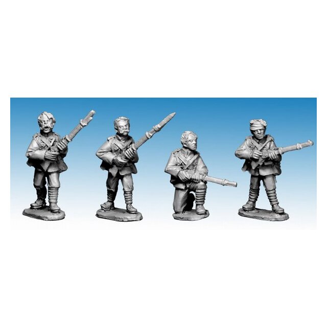 British Infantry bare-headed