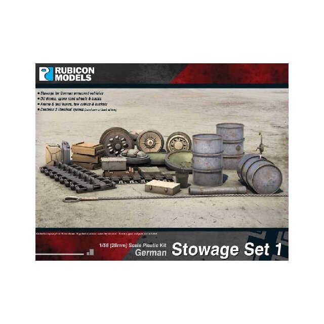 German Stowage Set. (28mm sized)