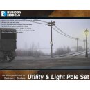 Utility & Light Pole Set