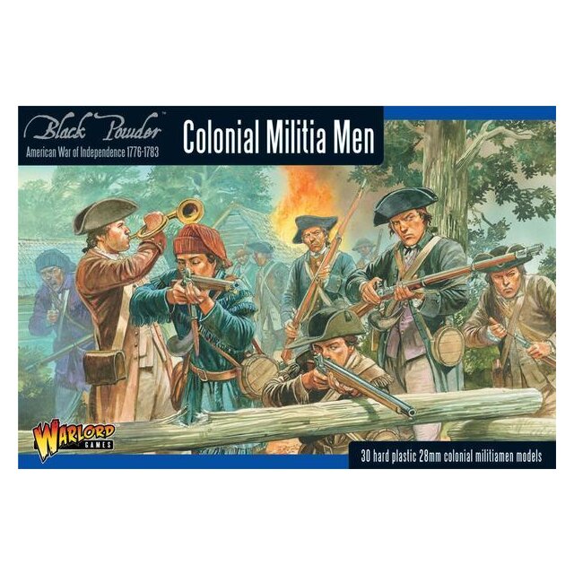 Colonial Militia Men (Plastic Box)