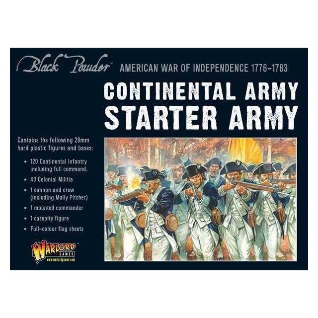 American War of Independence Continental Army starter set