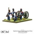 Napoleonic French Imperial Guard Foot Artillery firing howitzer