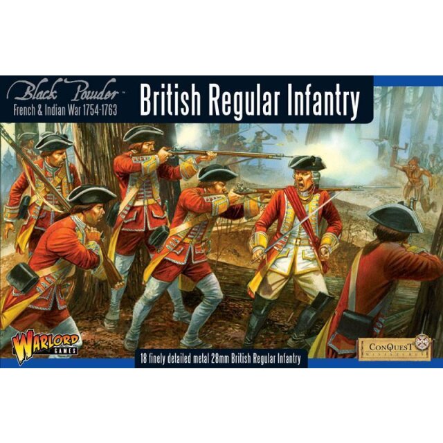 French Indian War 1754-1763: British Regular Infantry boxed set