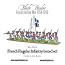 French Indian War 1754-1763: French Regular Infantry boxed set