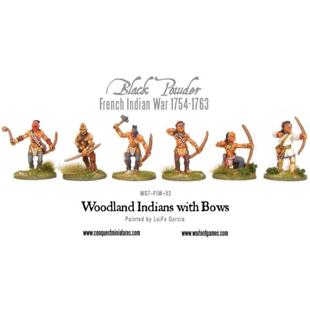 Woodland Indians with bows