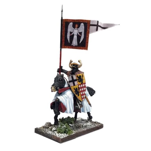 SWBB15 Mounted Ordensstaat / Teutonic War Banner Bearer