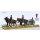 Royal Foot Artillery 4 horse limber (no gun) standing, drivers i