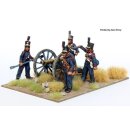 Foot artillery firing 6 pdr on bracket carriage 1807-14