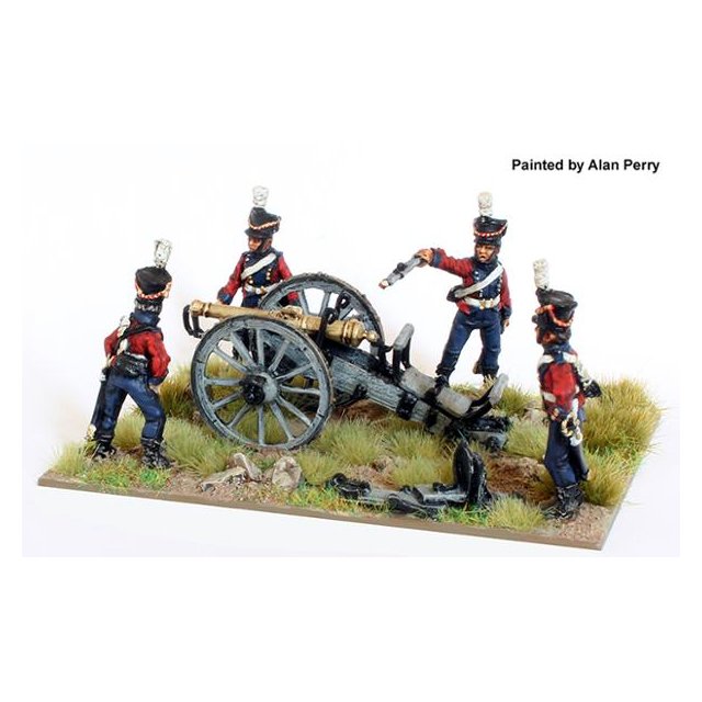 KÃ¸rende (Mounted) Artillery firing 3 pdr  1808-14