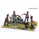 KÃ¸rende (Mounted) Artillery firing 3 pdr...