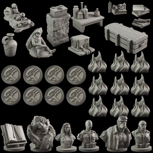 Hellboy: The Board Game - Counter upgrade set