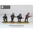 Riflemen advancing