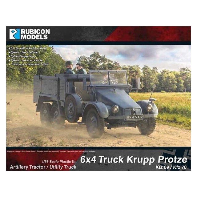 6x4 Truck Krupp Protze Kfz69/Kfz70