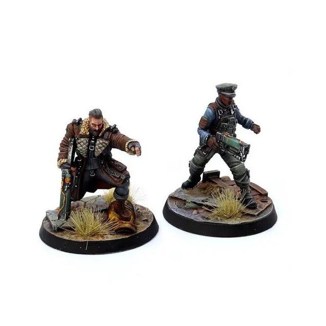 Fallout: Wasteland Warfare - Brotherhood of Steel: Elder Maxon & Capt Kells - EN