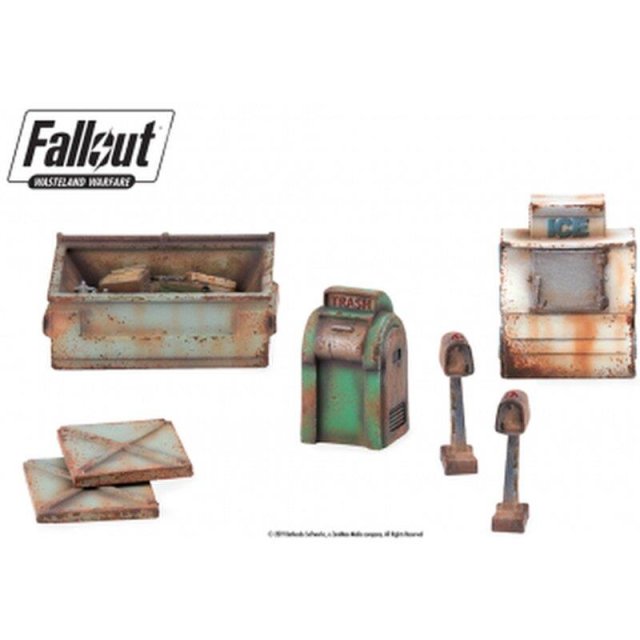 Fallout: Wasteland Warfare - Terrain Expansion: Boston Street Scatter - EN