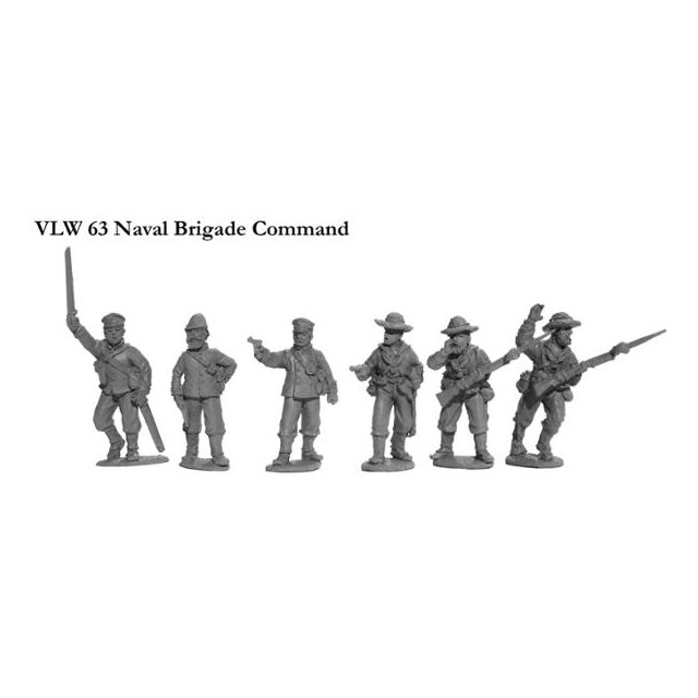 British Naval Brigade command