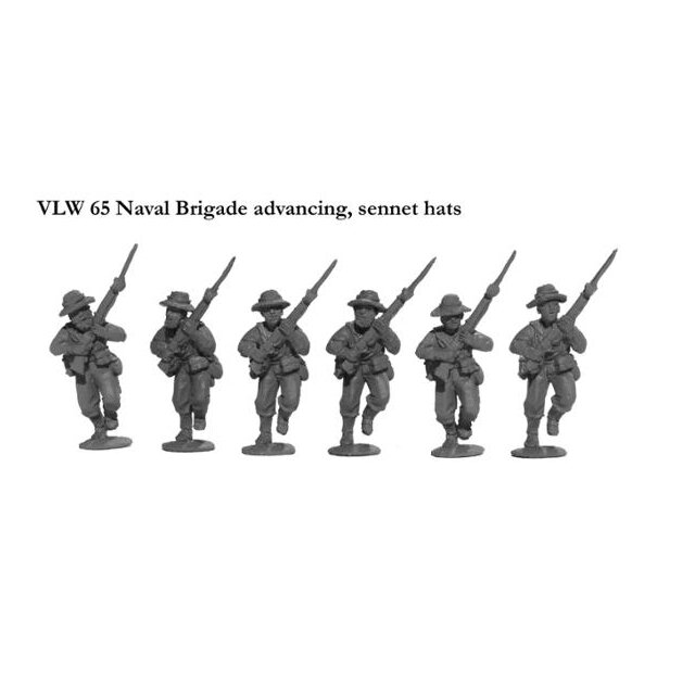 Naval Brigade advancing, sennet hats