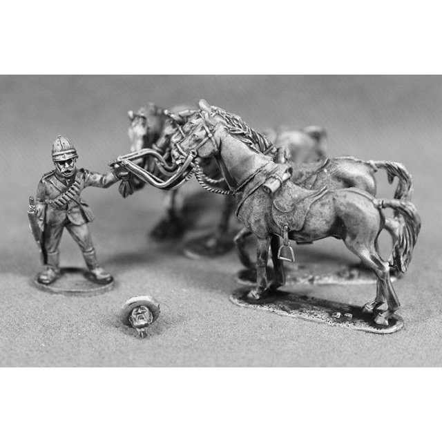 Imperial Infantry horse holder.