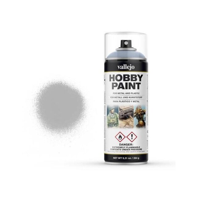 Vallejo Hobby Paint Spray Primer Premium Grey (400ml)