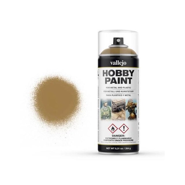 Vallejo Hobby Paint Spray Desert Yellow (400ml.)