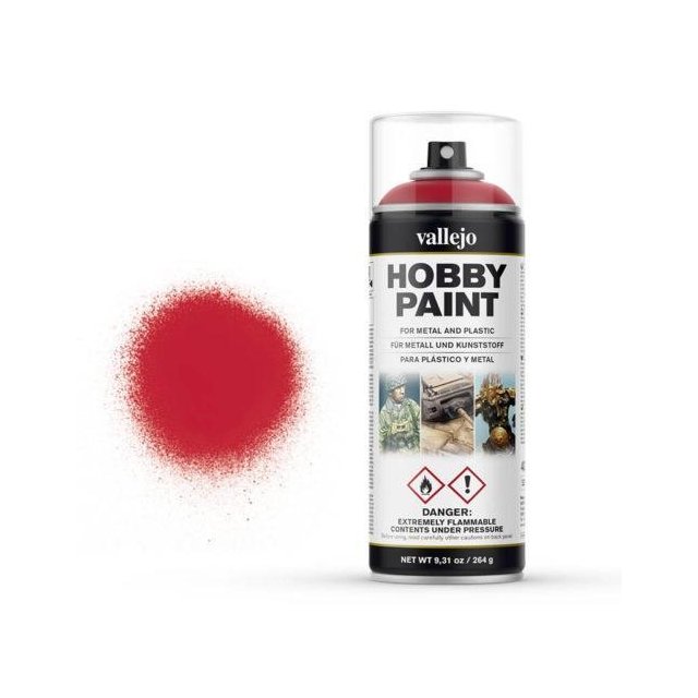 Vallejo Hobby Paint Spray Bloody Red (400ml.)
