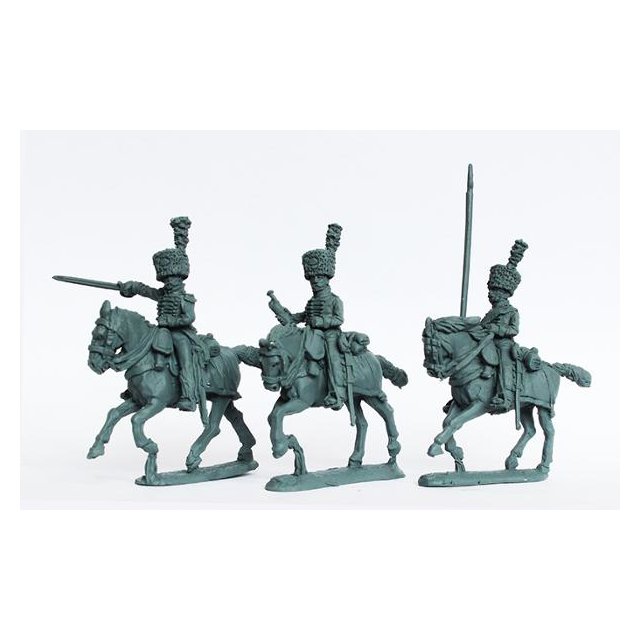 Horse Grenadiers of Fernando VII, command galloping (colpacks)