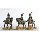 Horse Grenadiers of Fernando VII galloping, swords...