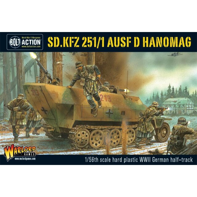 Sd.Kfz 251/1 ausf D Hanomag plastic box set