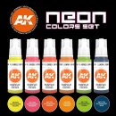 AK 3rd Gen: Neon Colors Set (6x17mL)