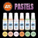 AK 3rd Gen: Pastels Colors Set (6x17mL)
