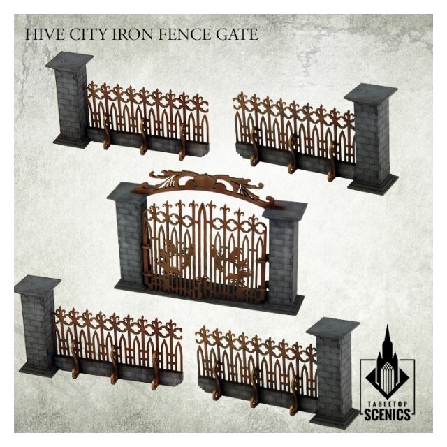 Hive City Iron Fence Gate