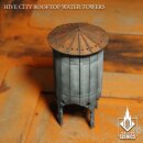 Hive City Rooftop Water Towers