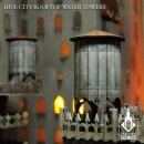 Hive City Rooftop Water Towers