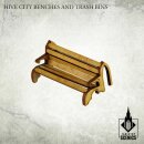 Hive City Benches & Trash Bins