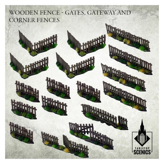 Wooden Fence - Gates, Gateway and Corner Fences