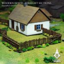 Wooden Fence - Straight Sections