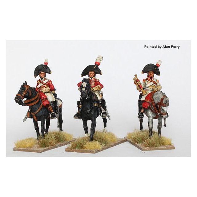 British Heavy Dragoons command standing regulation dress, Penins