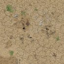Desert Wasteland Gaming Mat 2x2
