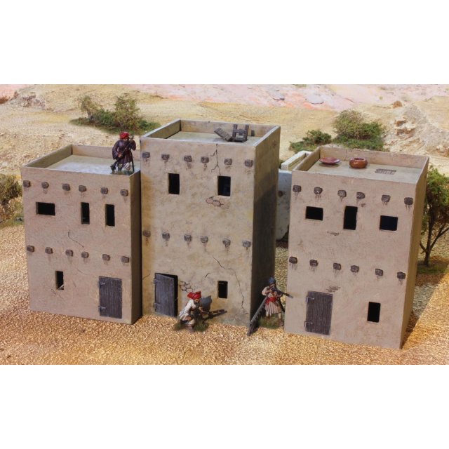 Afghanistan To Middle East Two-Storey Houses (Box Set of Each Size House)