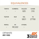 AK 3rd Offwhite 17ml