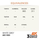 AK 3rd White Grey 17ml