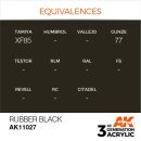 AK 3rd Rubber Black 17ml