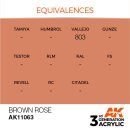 AK 3rd Brown Rose 17ml