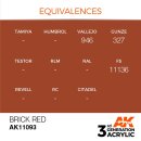 AK 3rd Brick Red 17ml