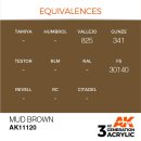 AK 3rd Mud Brown 17ml