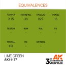 AK 3rd Lime Green 17ml