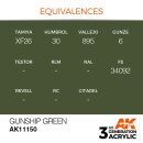 AK 3rd Gunship Green 17ml