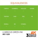 AK 3rd Luminous Green INK 17ml