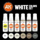 AK 3rd Gen: White Colors Set (6x17mL)