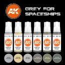 AK 3rd Gen: Grey for Spaceships Set (6x17mL)